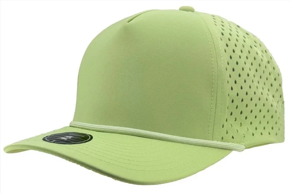 Melon- Melon Rope- Zapped Headwear BLACKHAWK R+ 5-Panel Rope Snapback Hat