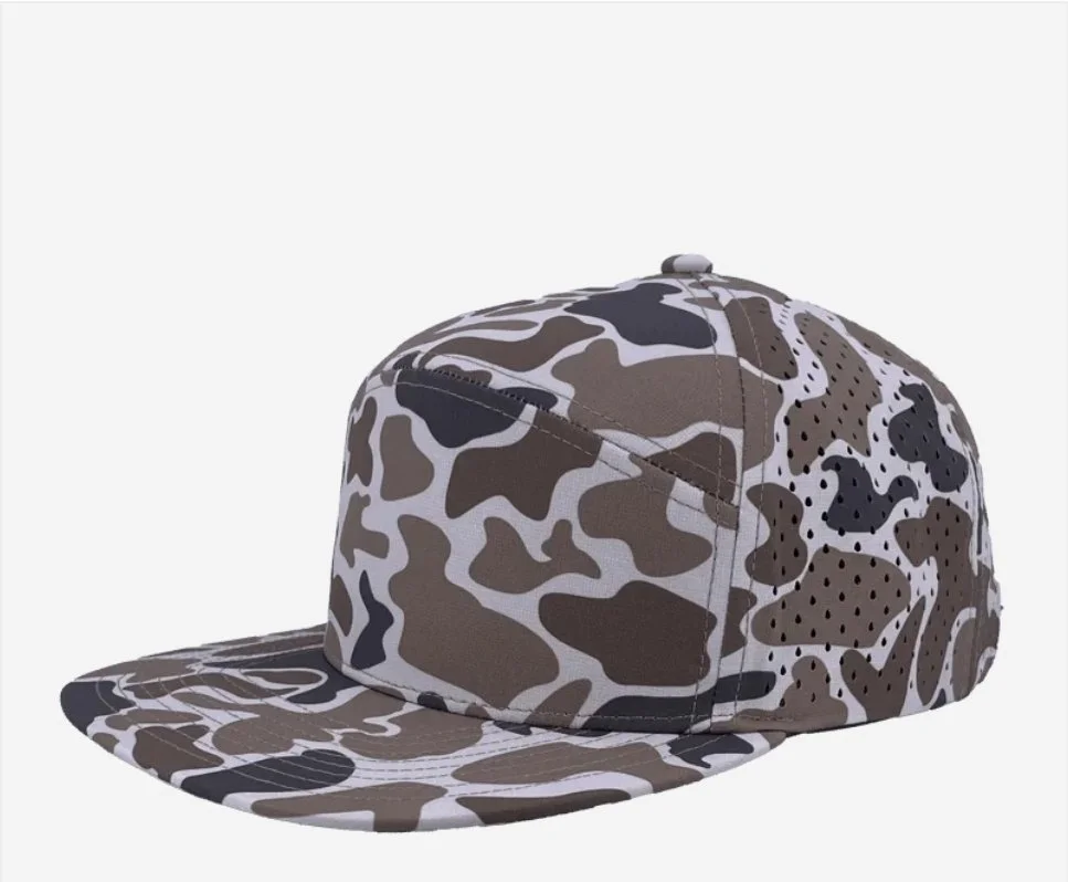 Light Old School Camo- Zapped Headwear OSPREY 7-Panel Snapback Hat