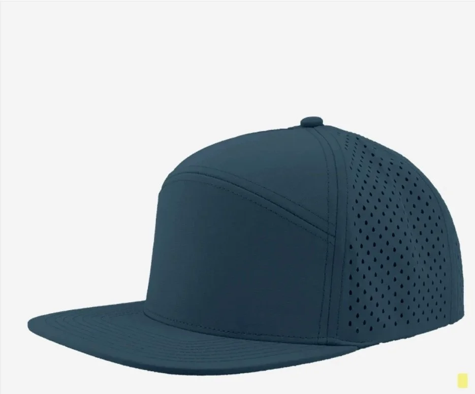 Light Navy- Zapped Headwear OSPREY 7-Panel Snapback Hat