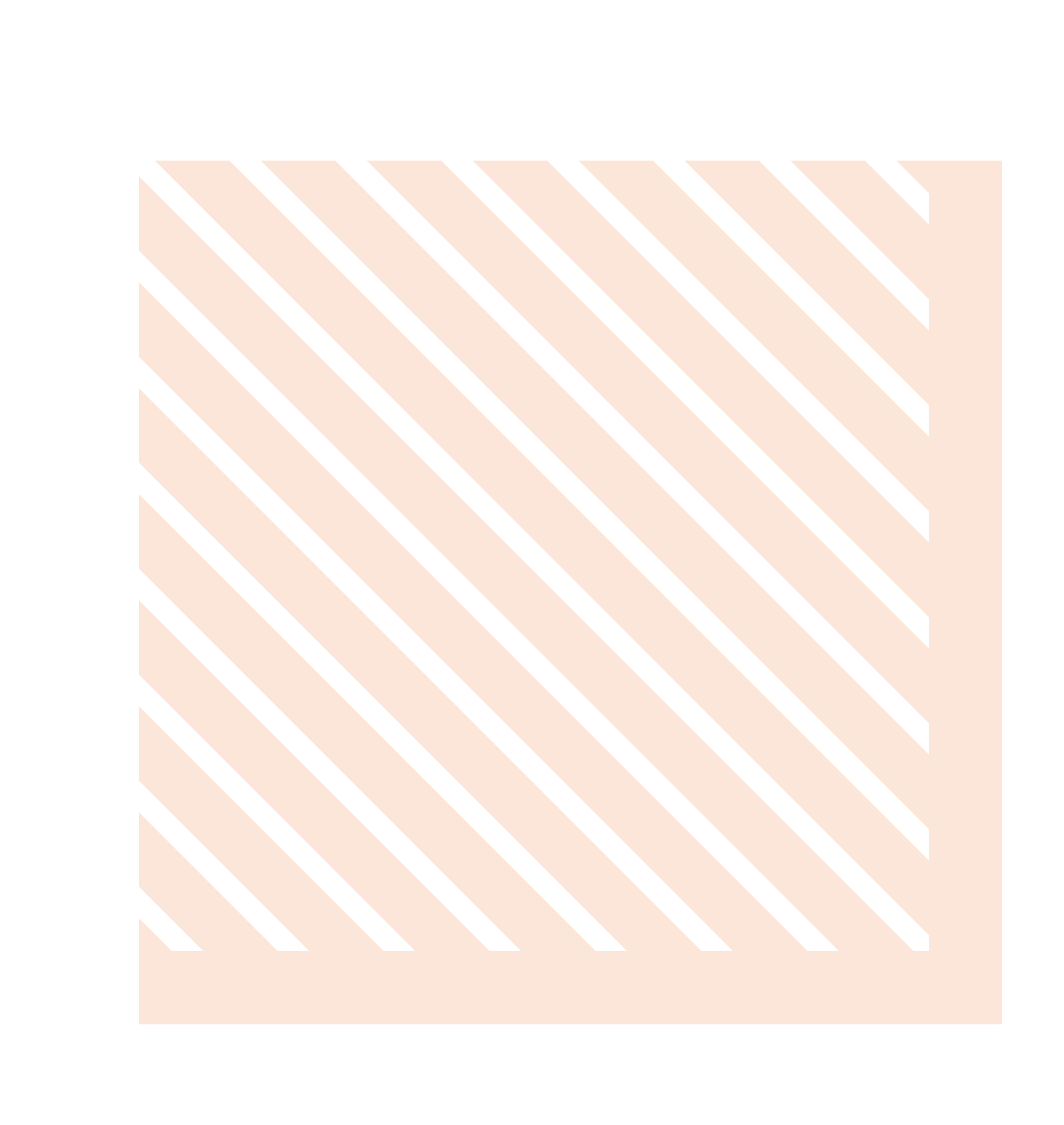 A computer displaying a stylized illustration of a 3D box with diagonal stripes on a black background