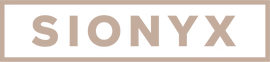 Close-up of the SIONYX logo in stylized text.