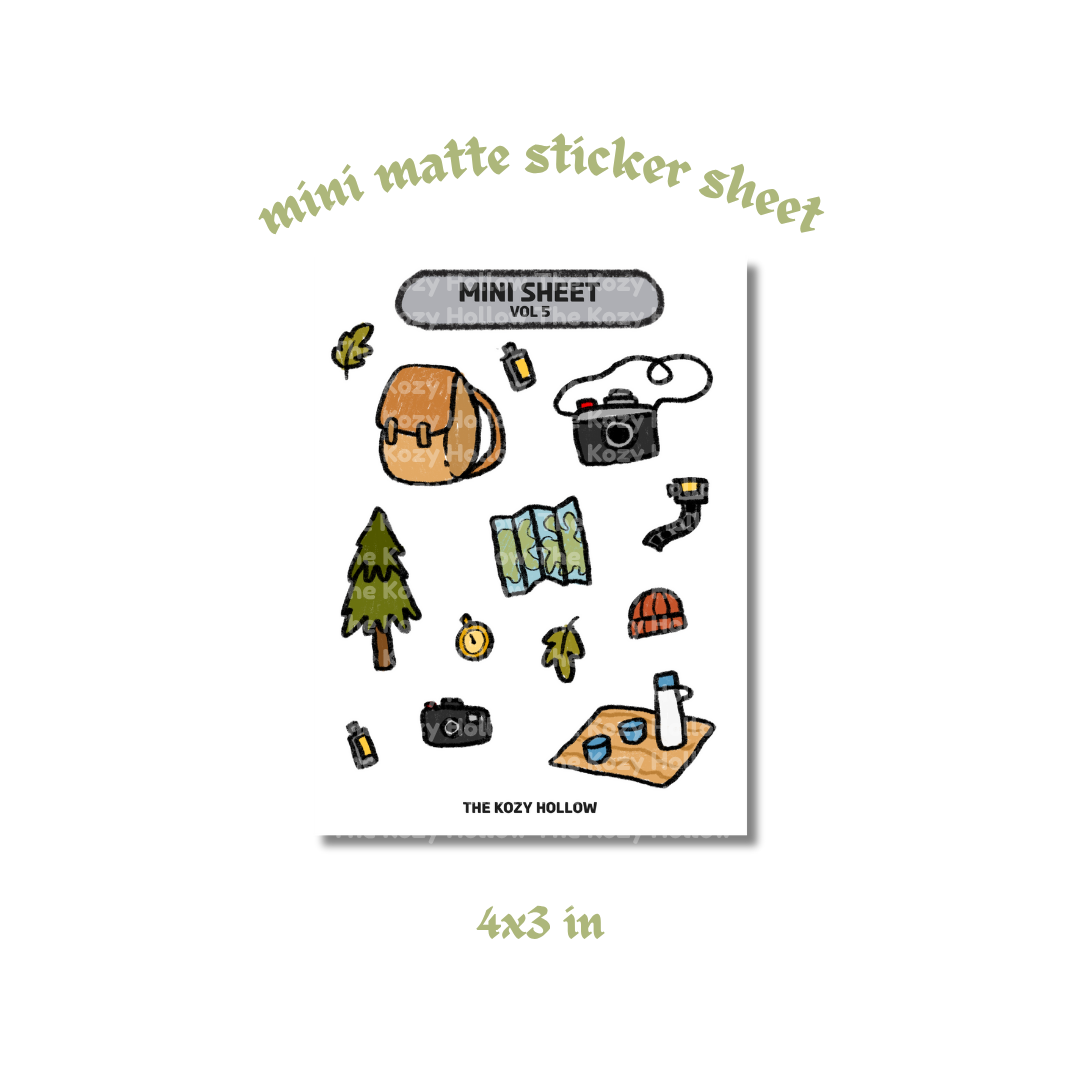 Mini Sticker Sheet Vol 5
