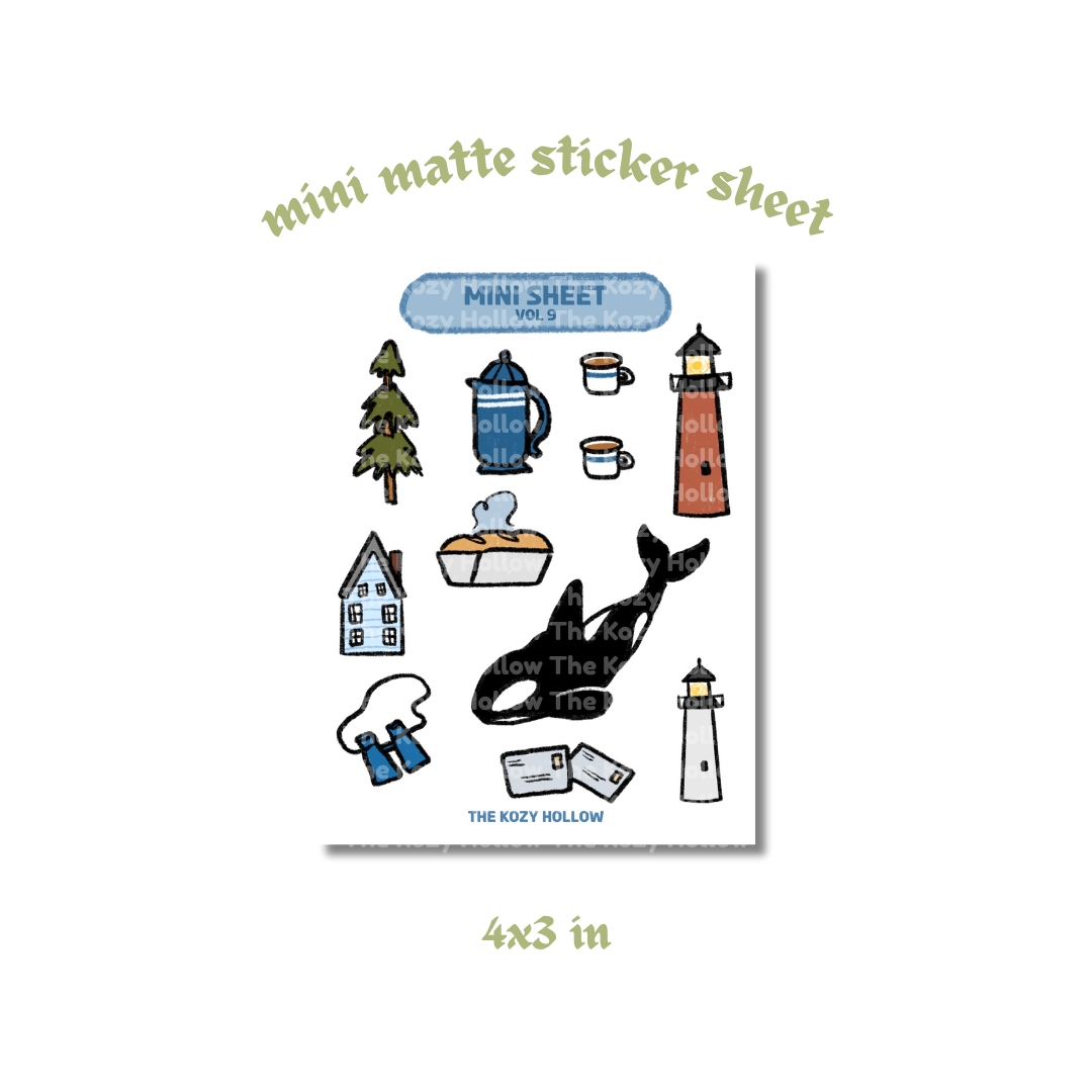 Mini Sticker Sheet Vol 9
