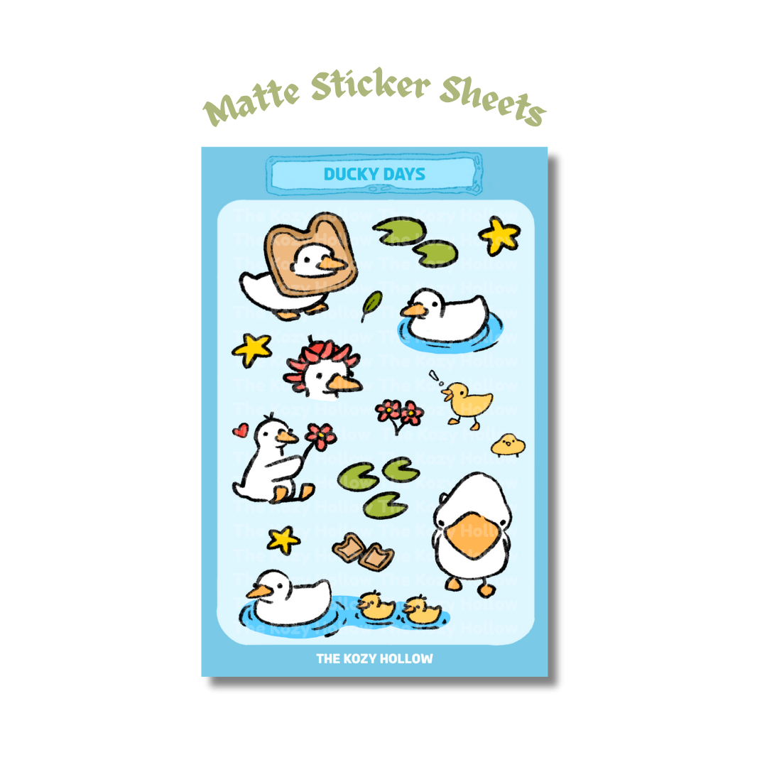Ducky Days Sticker Sheet