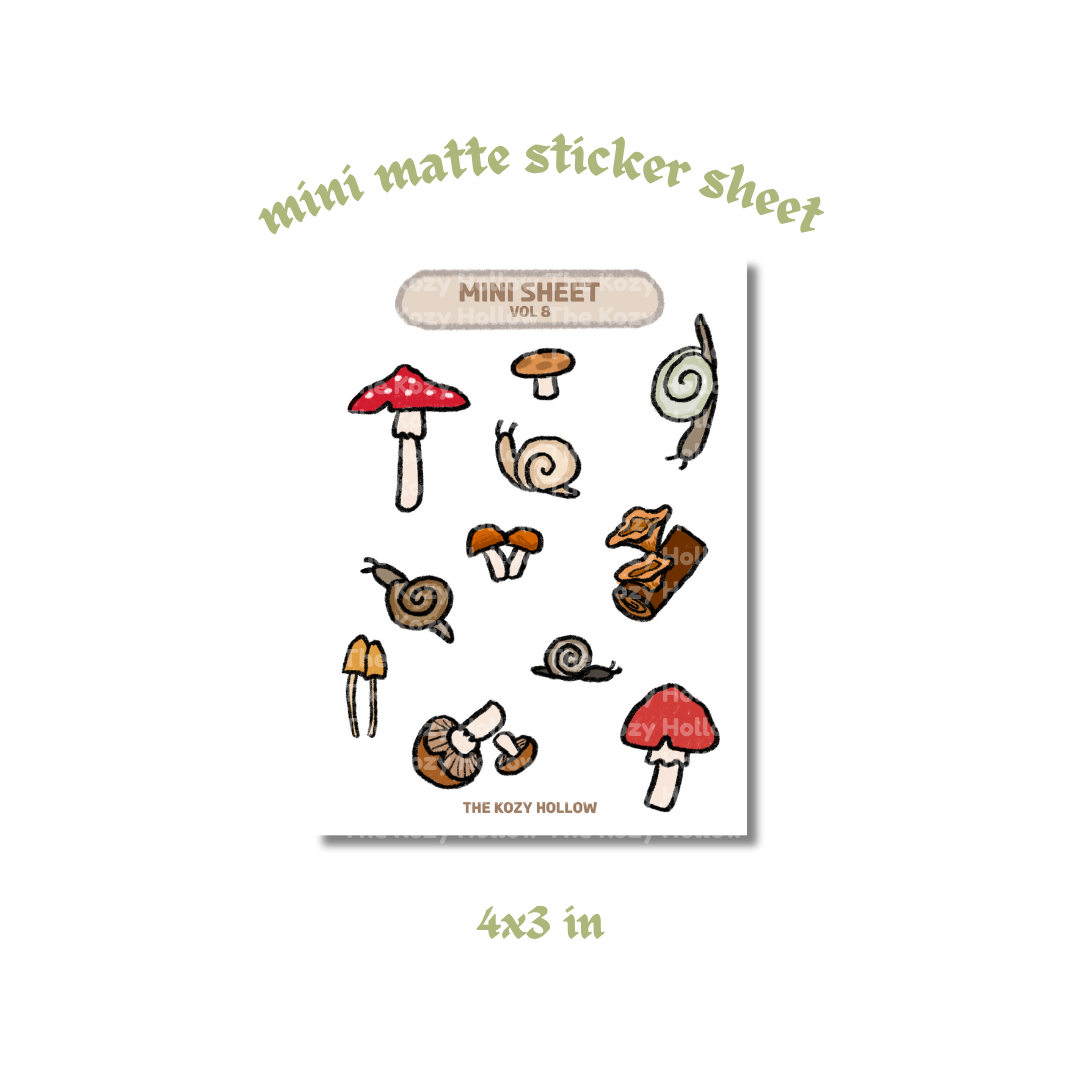 Mini Sticker Sheet Vol 8