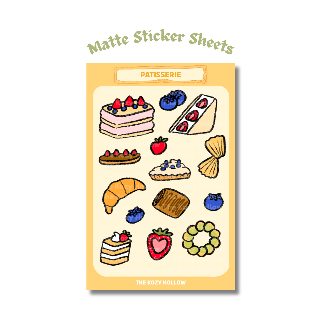 Patisserie Sticker Sheet