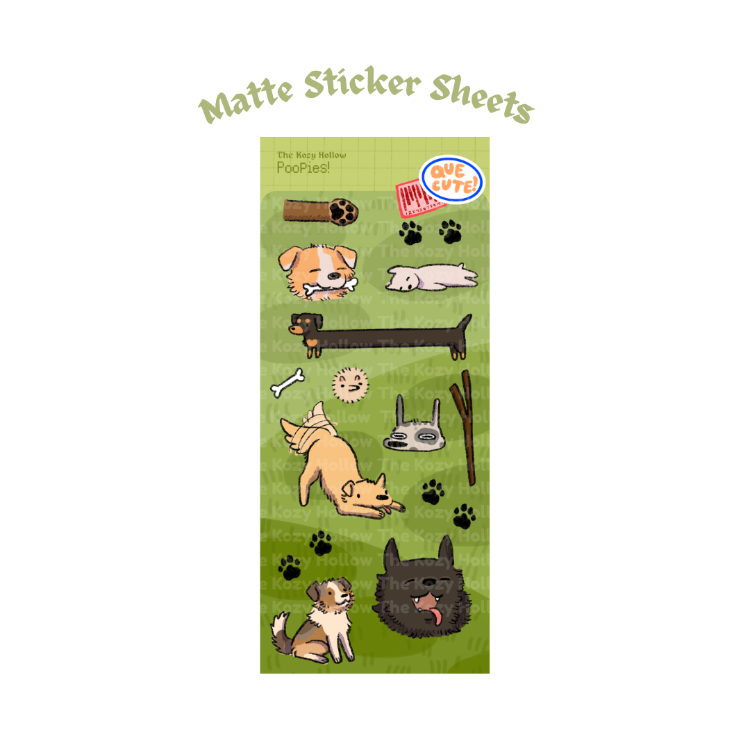 Poopies Sticker Sheet