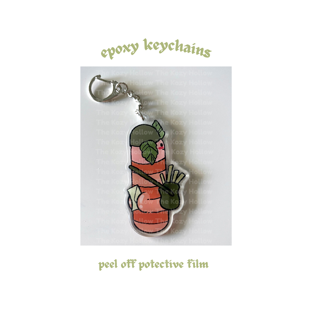 Wormsworth Keychain