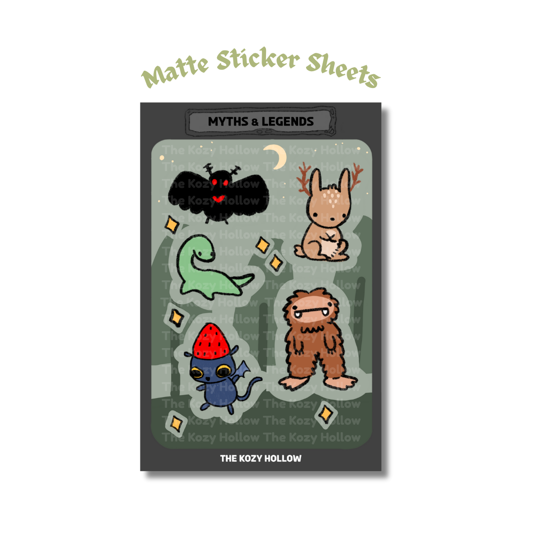 Myths & Legends Sticker Sheet