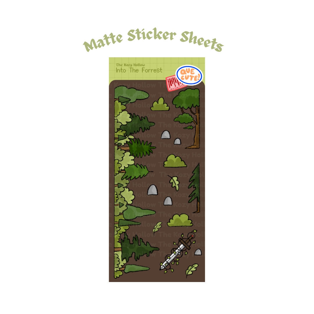 Into The Forrest Sticker Sheet