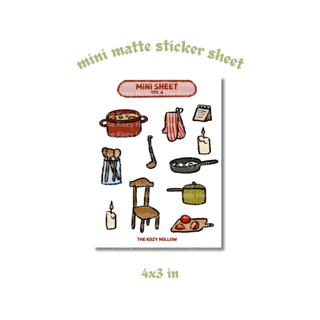 Mini Sticker Sheet Vol 4