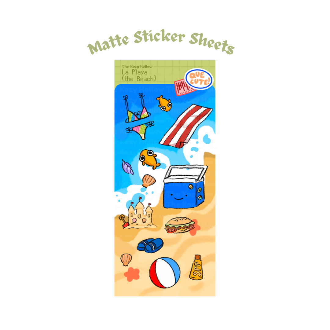 La Playa Sticker Sheet