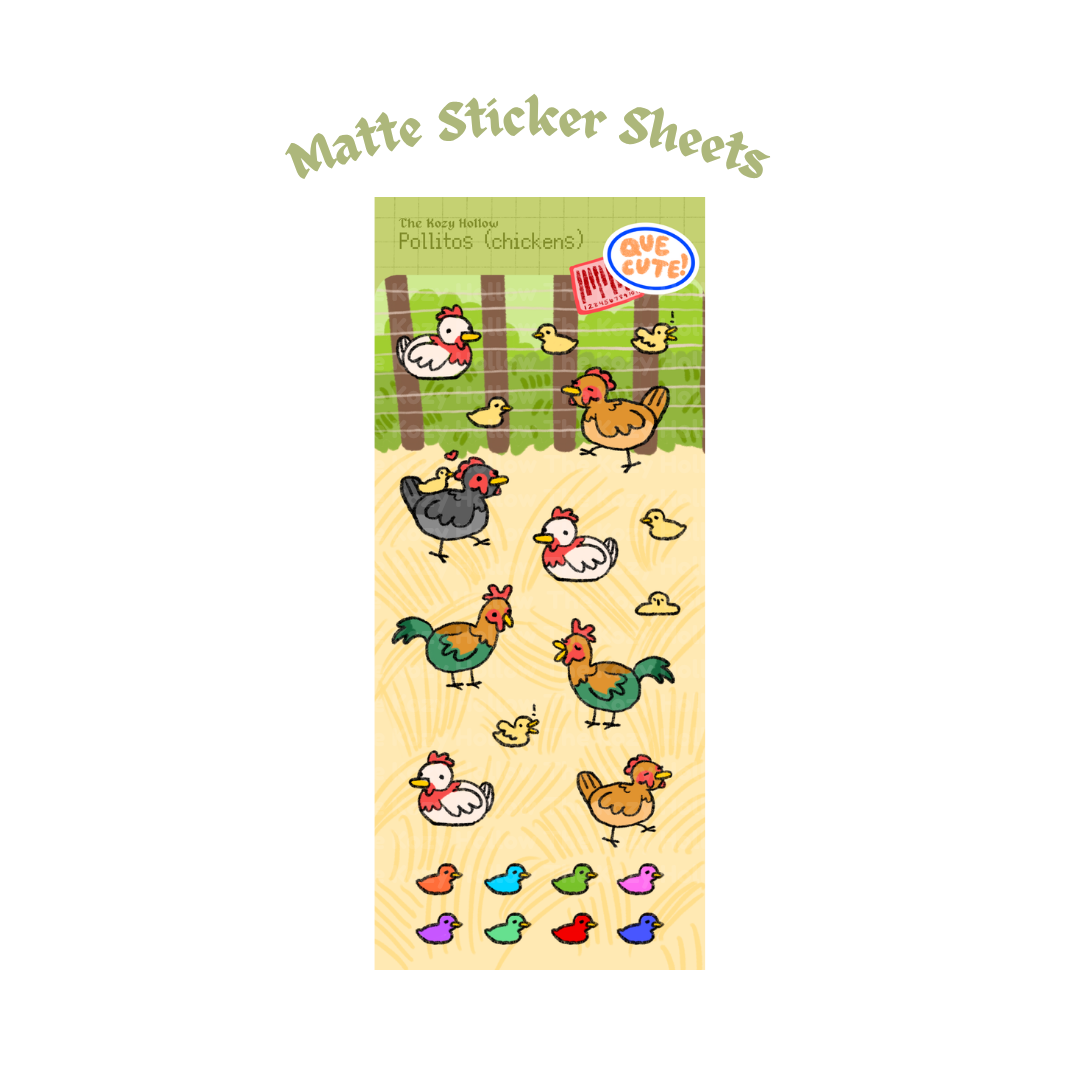 Pollitos Sticker Sheet