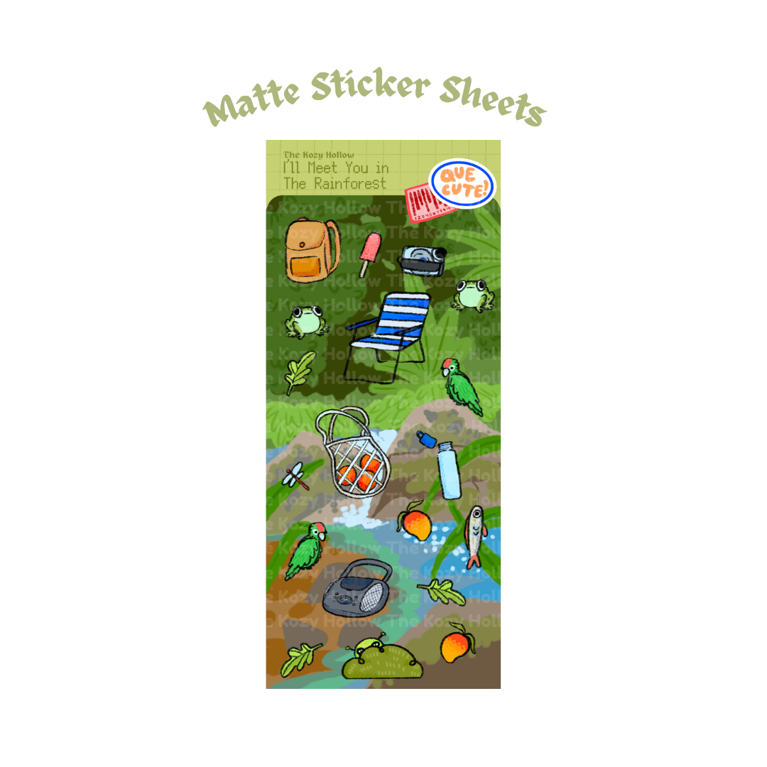 Meet In The Rainforest Sticker Sheet
