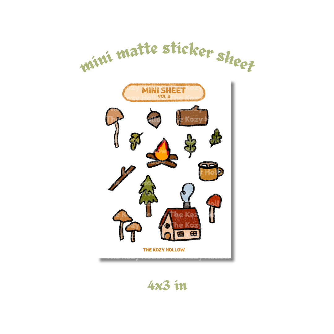 Mini Sticker Sheet Vol 3