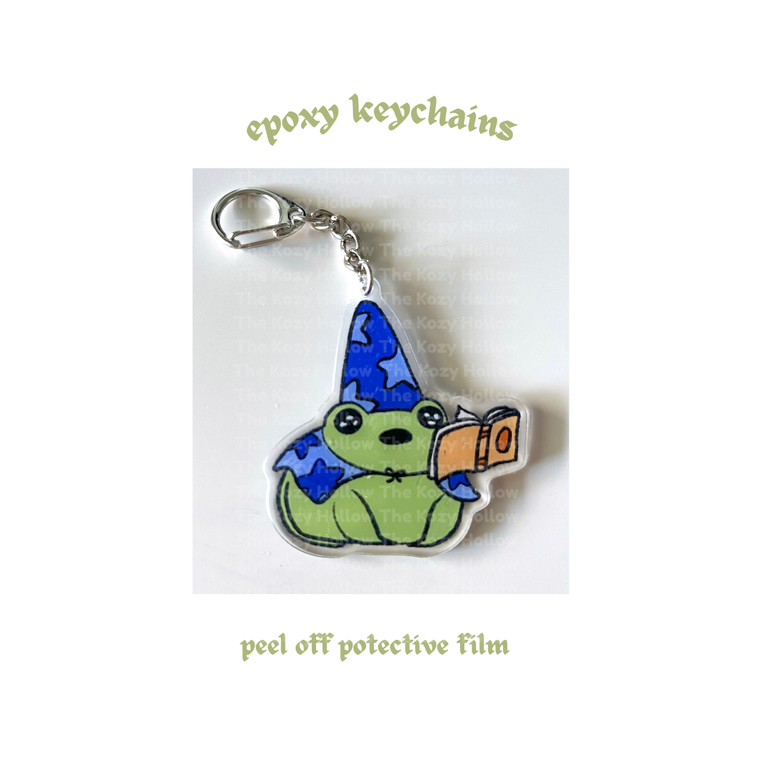 Froggo The Wizard Keychain