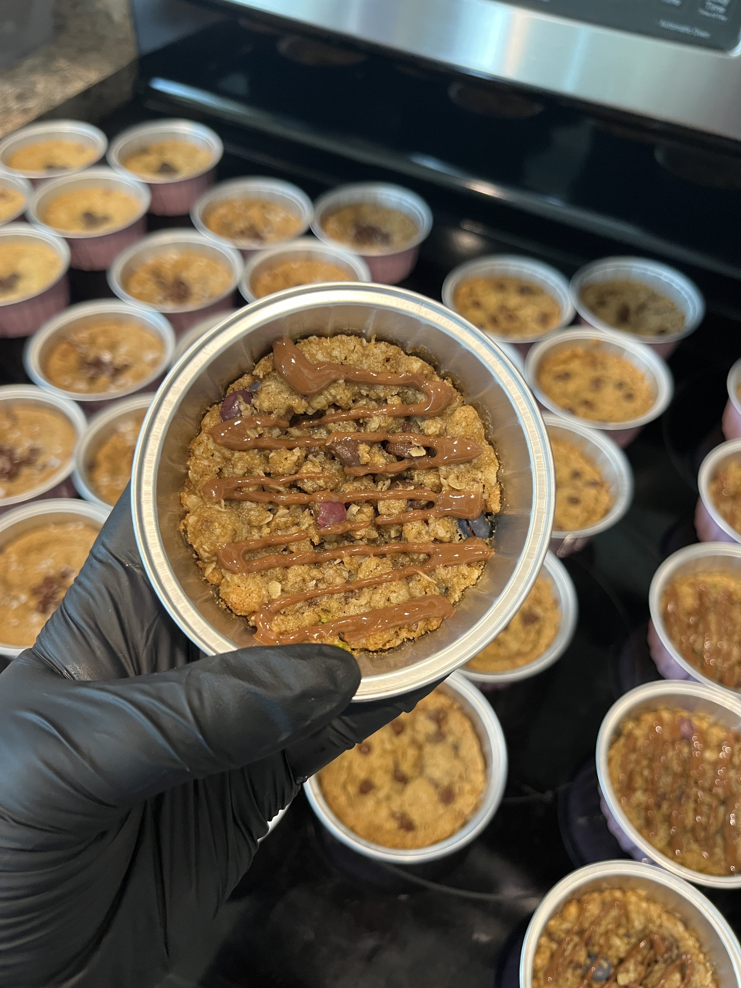 PB & Chocolate Oatmeal Cookies