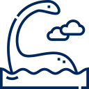Icon of the loch ness monster