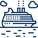 Icon of a cruise ship