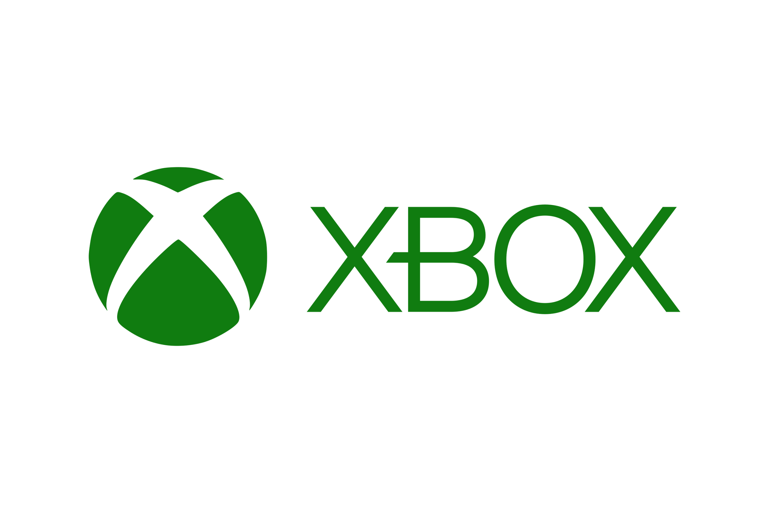 The Xbox logo in green and black with the words 'XBOX' underneath.