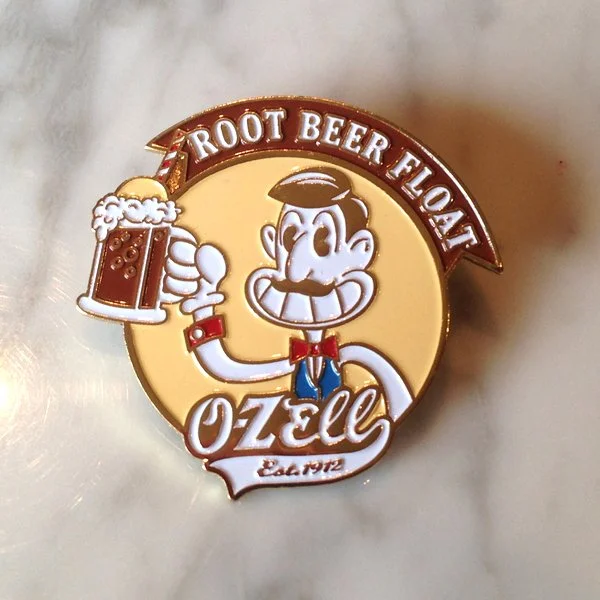 Rootbeer Float Pin