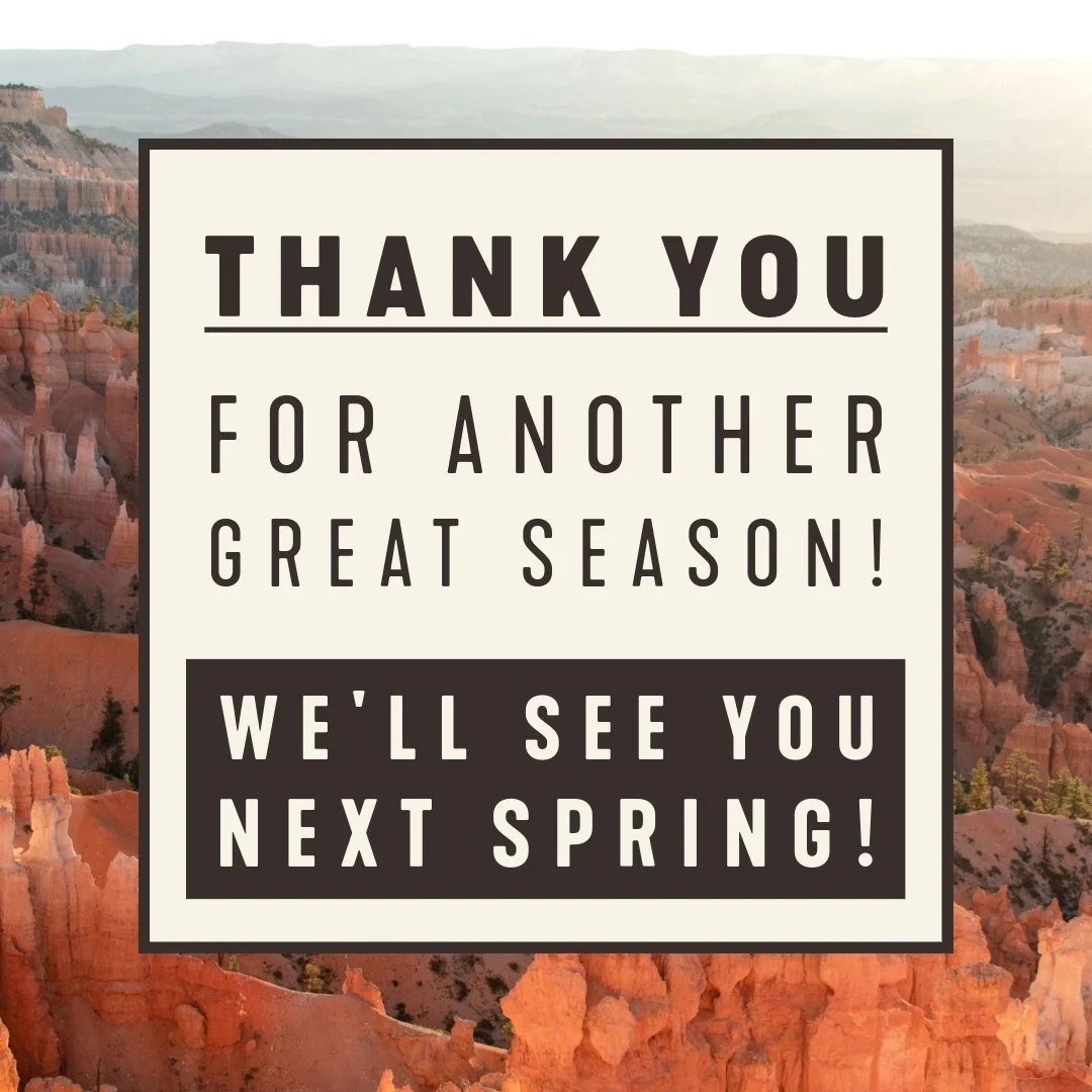 Thank you so much to everyone who stayed with us this year! We're beyond thankful for the privilege to host each and every one of you. We hope to see you again next year!