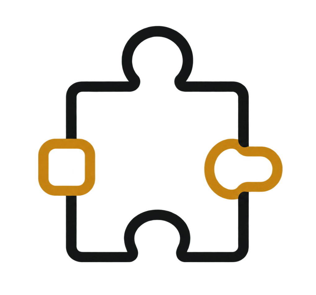 Puzzle pieces representing the practical fit between a candidate and a role.