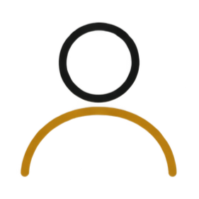 Person icon representing the story behind the resume.