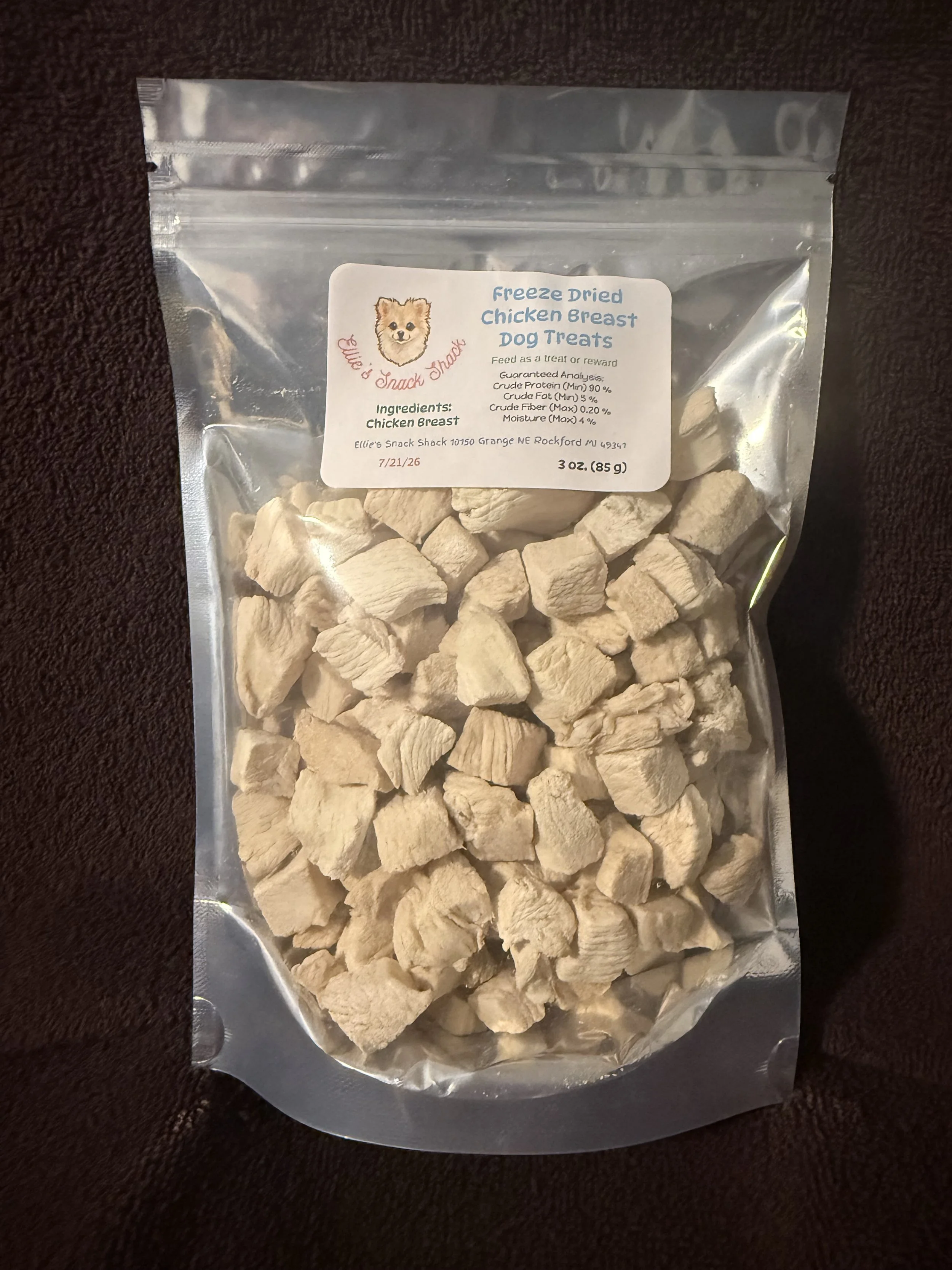 Freeze Dried Chicken Breast