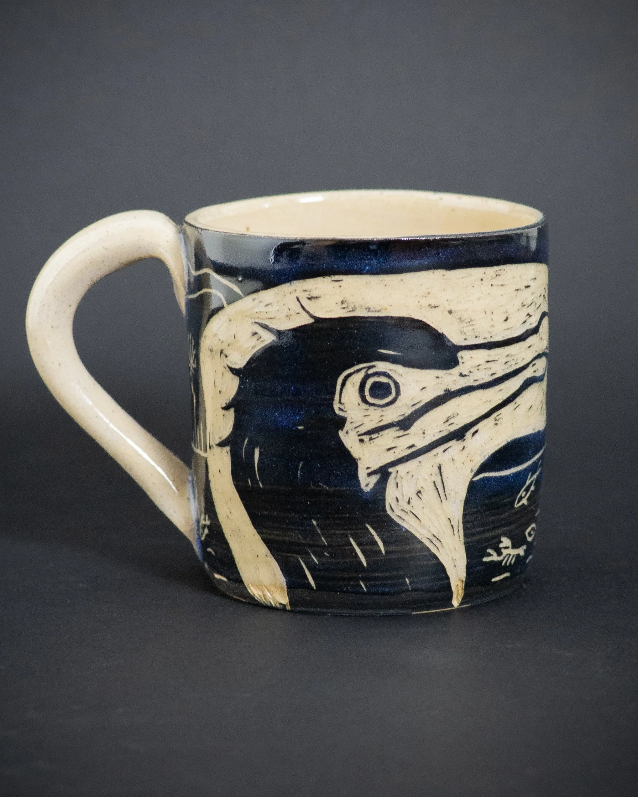 Double-crested cormorant mug