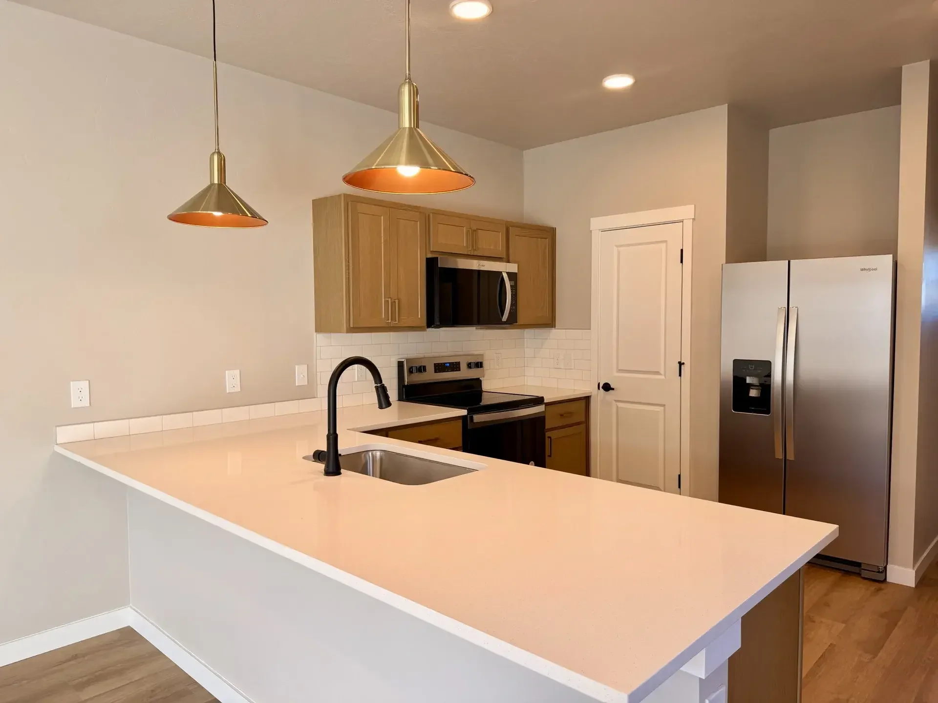 Eagle Villas townhome interior in Eagle, Idaho, showcasing interior finish work completed by West Construction Services.