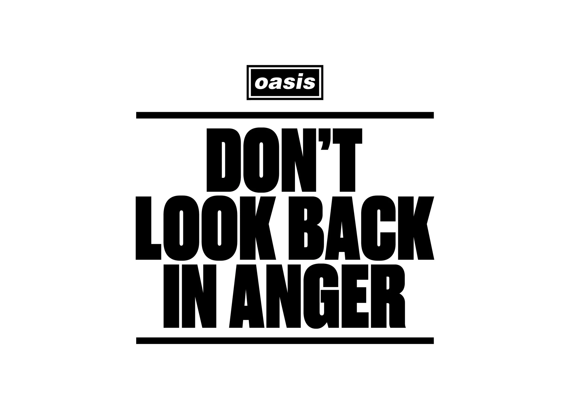 Oasis: Don't Look Back In Anger
