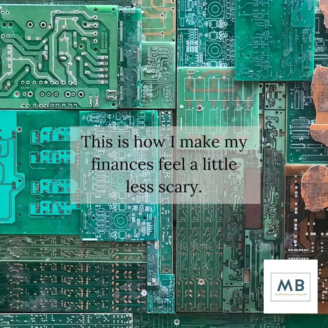 This is how I make my finances feel a little less scary.