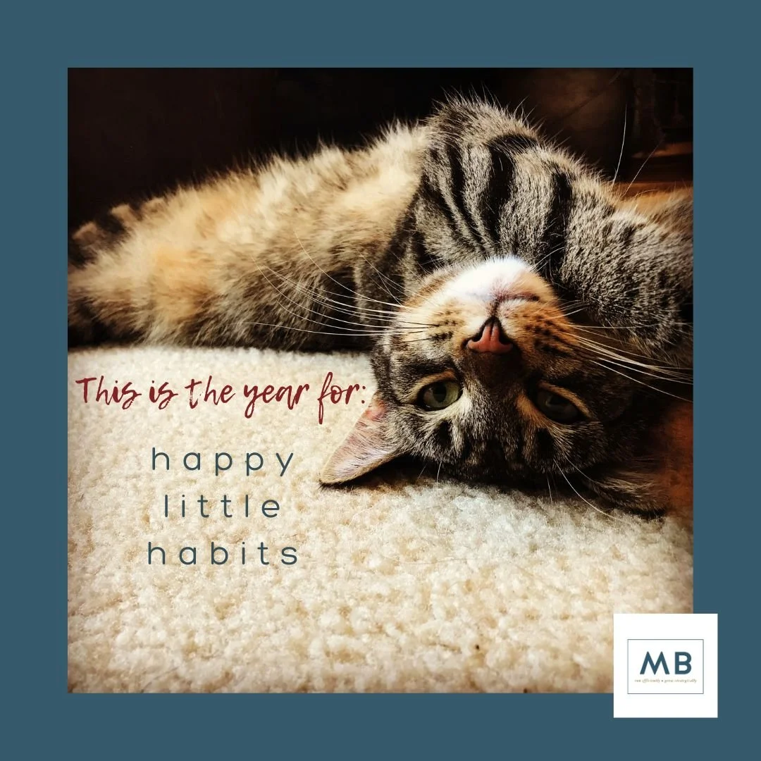 This is the year for happy little habits.
