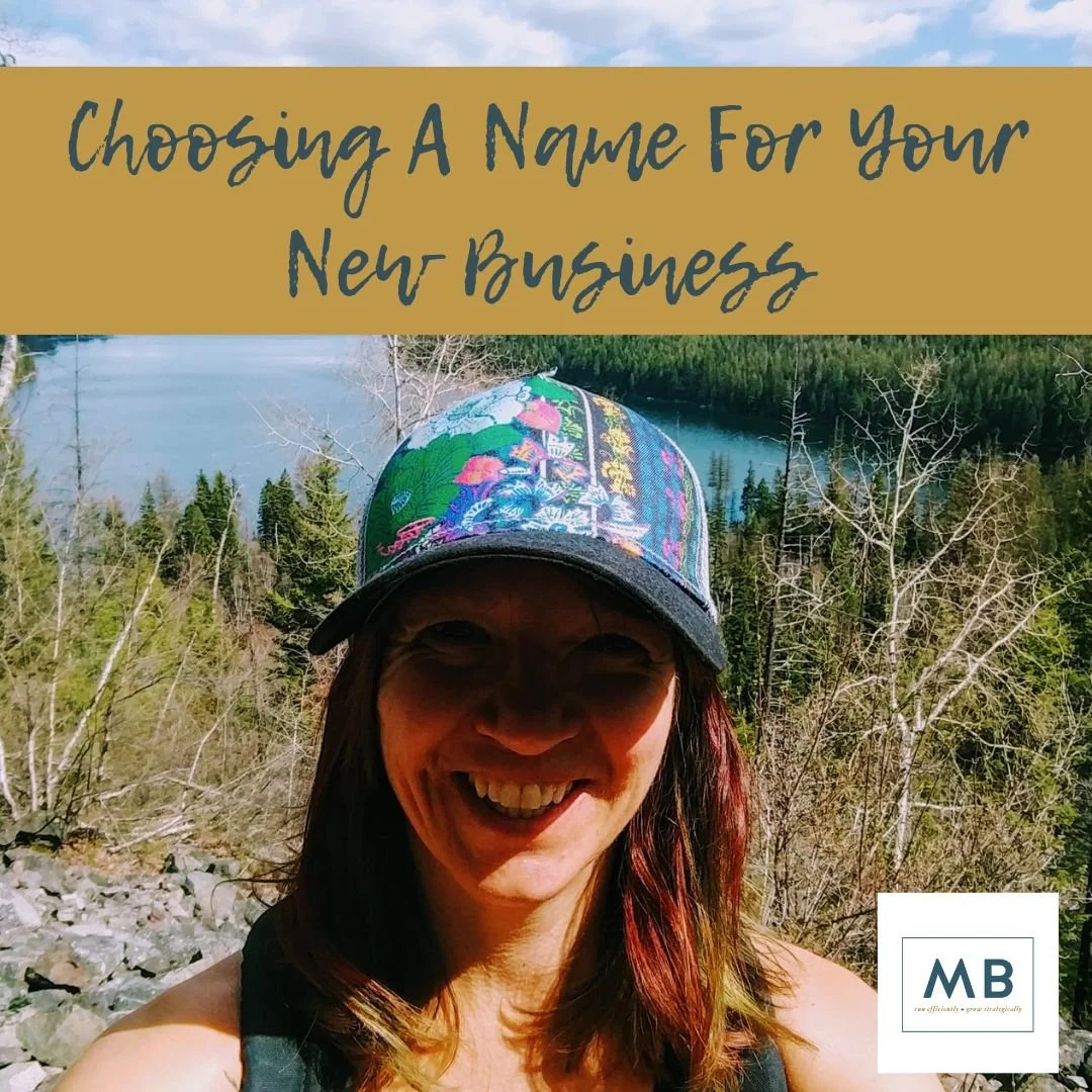 Choosing A Name For Your New Business.