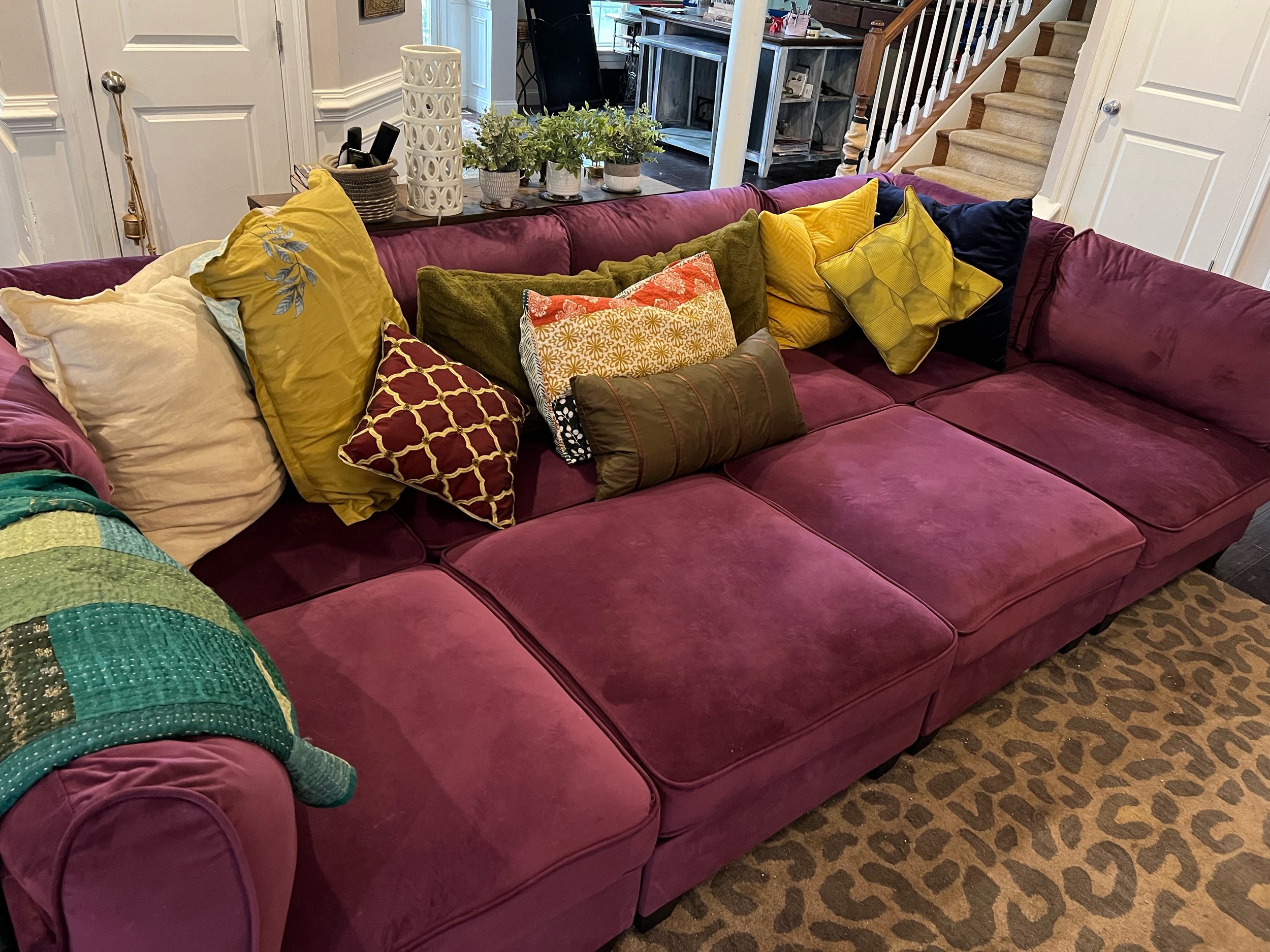 The Purple Couch Story: A lesson in authenticity and letting go of things that no longer serve you. 