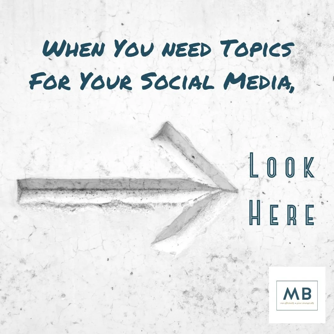 When You Need Social Media Topics, Look Here!