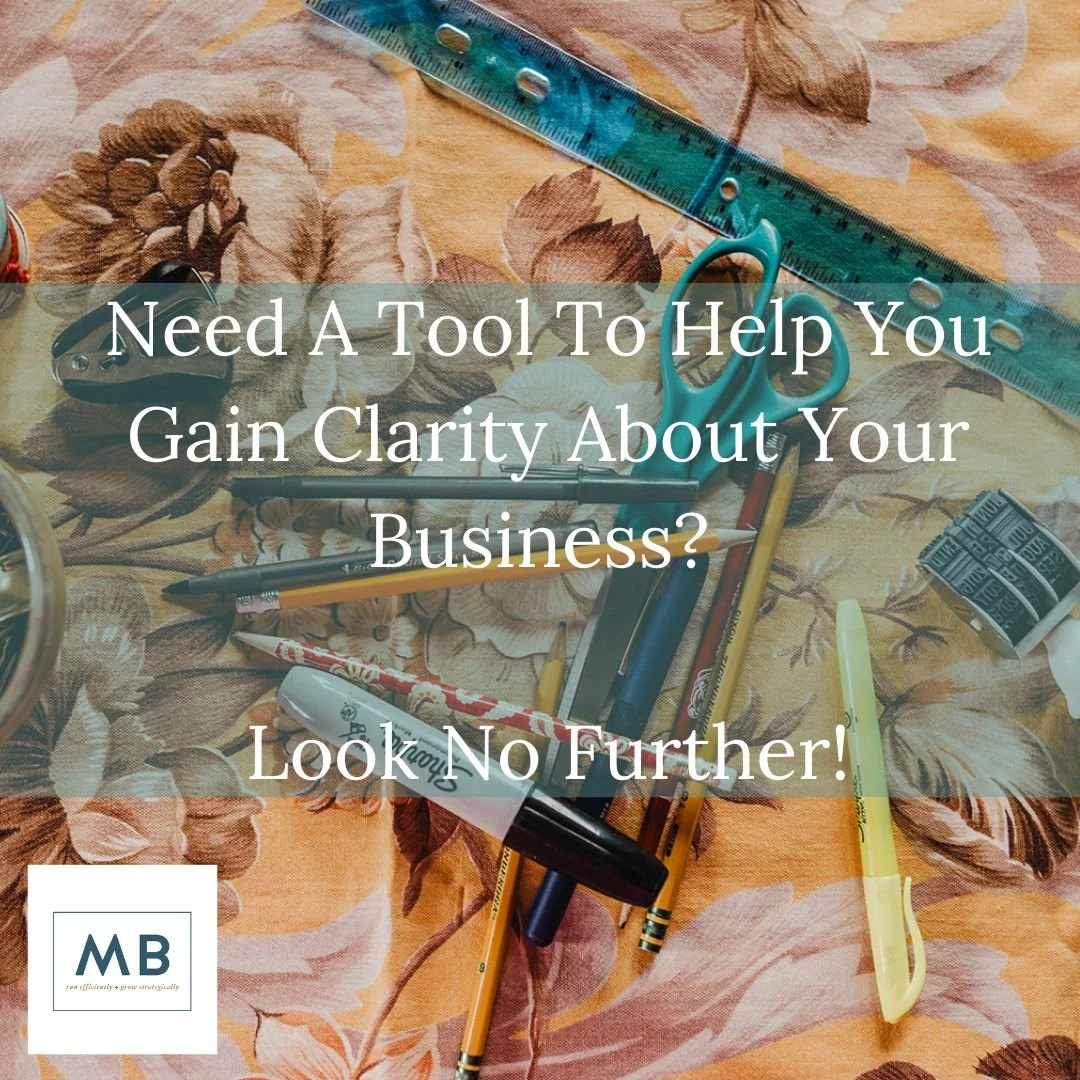 Need a tool to help you gain clarity about your business?