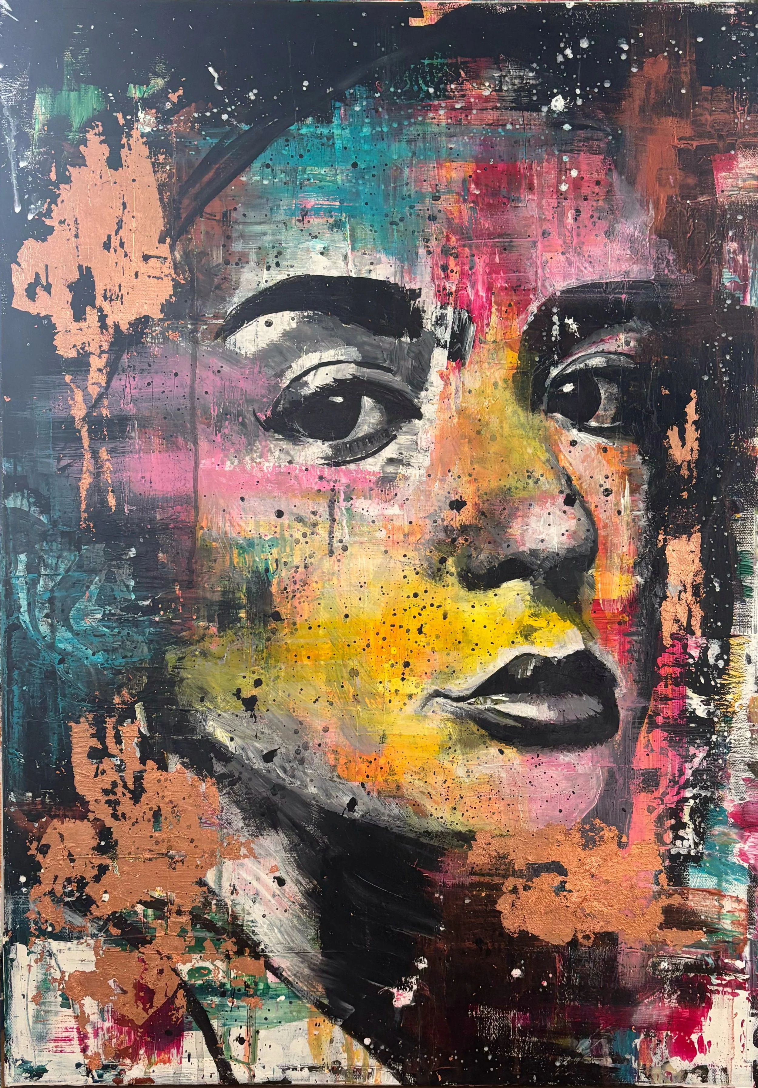 Dulcie.
Acrylic on canvas.
50x70cm.
Private collection