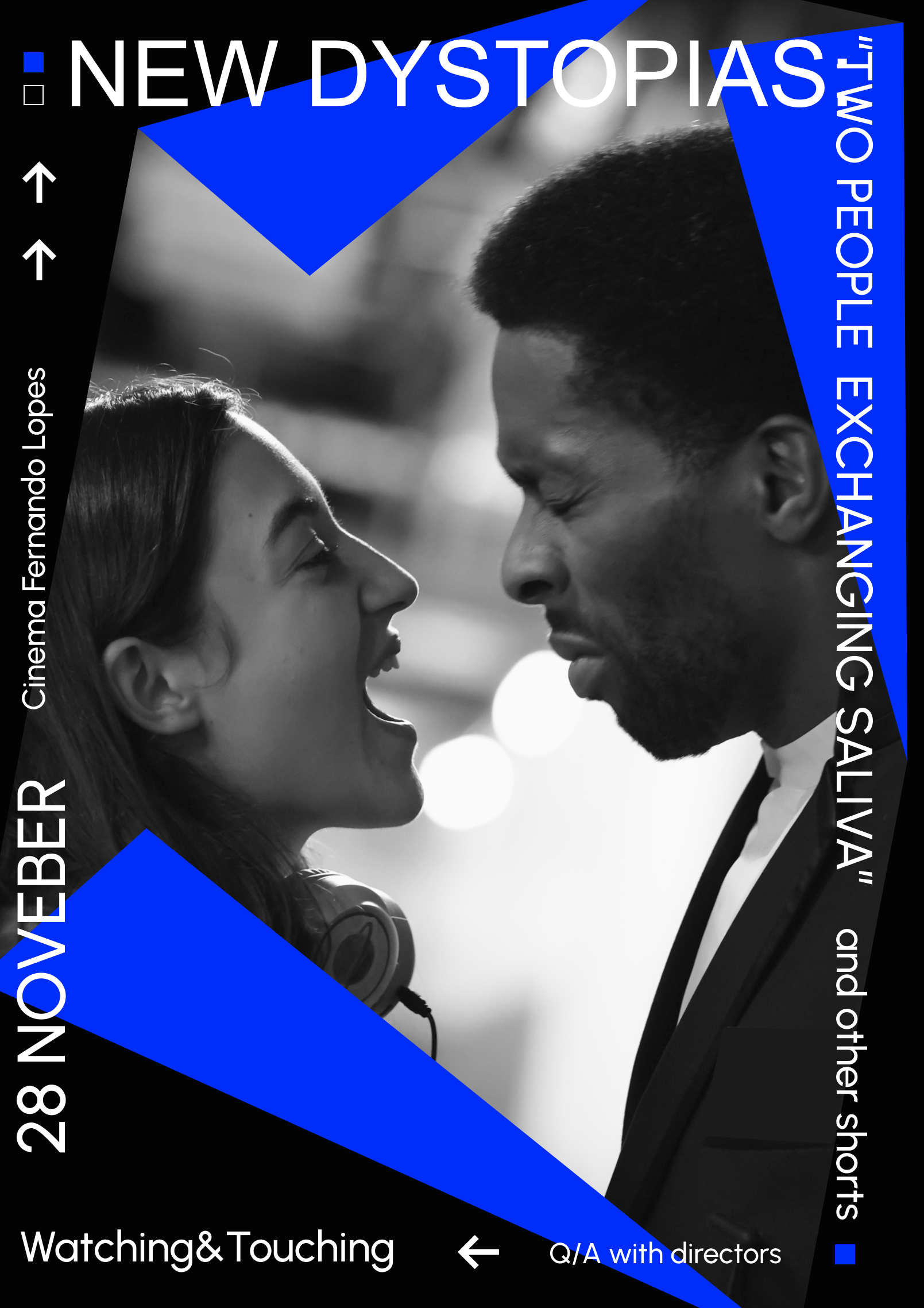 Two People Exchanging Saliva, an Oscar-winning short film, and other new dystopias will be shown in Lisbon, Cinema Fernando Lopes, on 28 November
