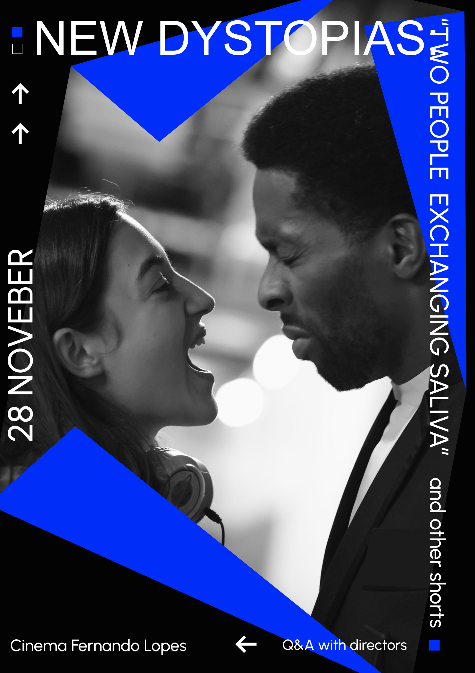 Two People Exchanging Saliva and other short films, Cinema Fernando Lopes, Lisbon