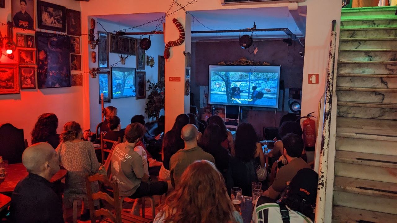 Short film night - audience- watching and touching - June 26 - ma lingua 