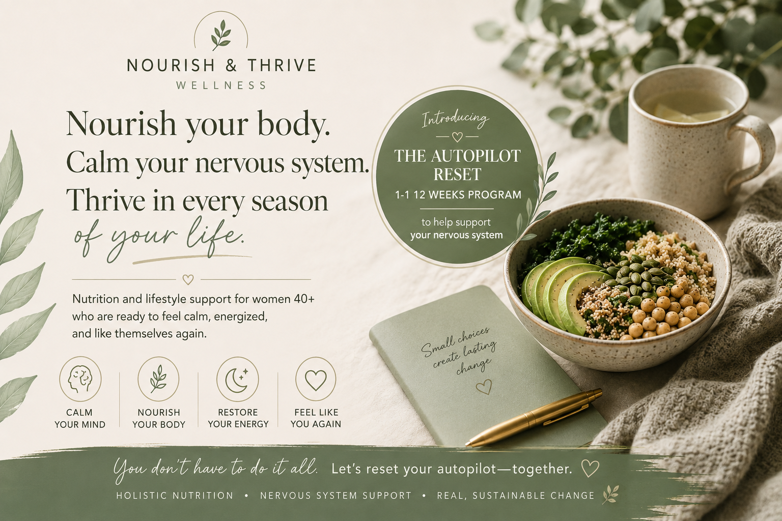 The Auto-Pilot Reset - 12-week 1:1 program