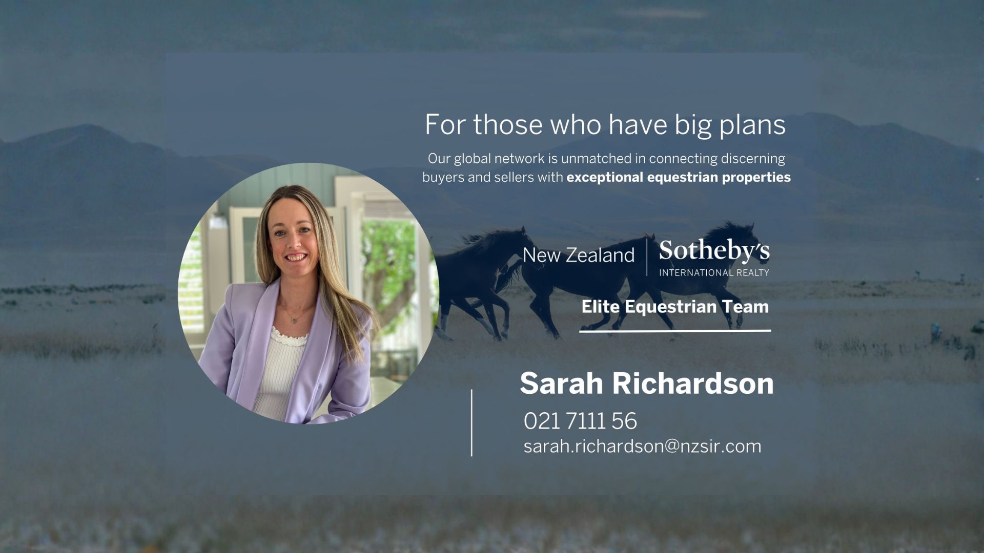 New Zealand Sotheby's International Realty - Sarah Richardson