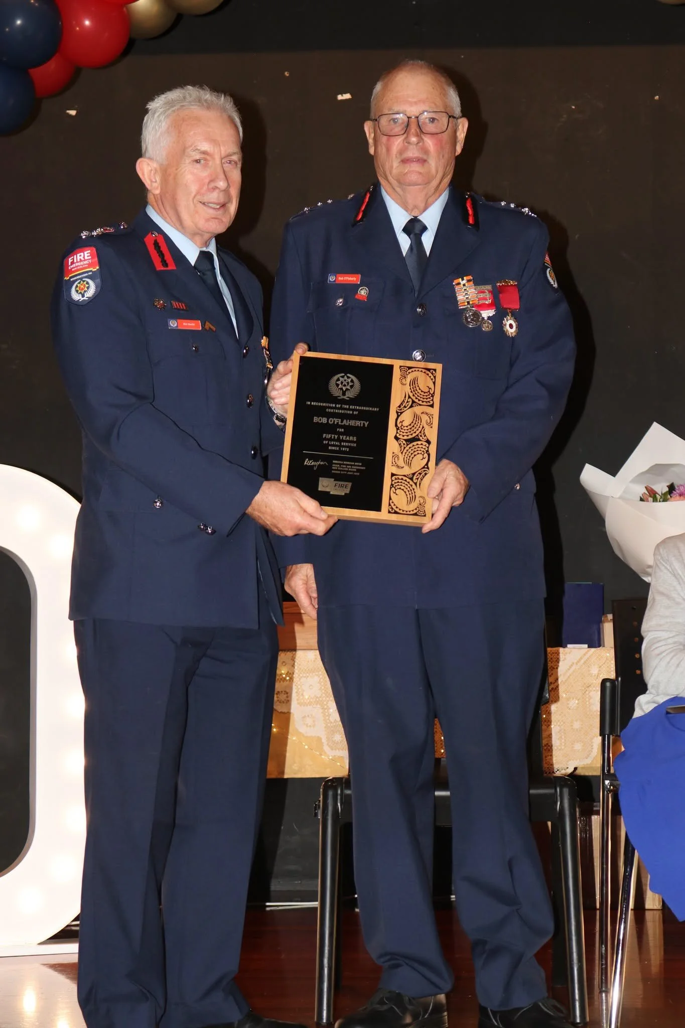 Clevedon Volunteer Fire Brigade Marks 50 Years of Service