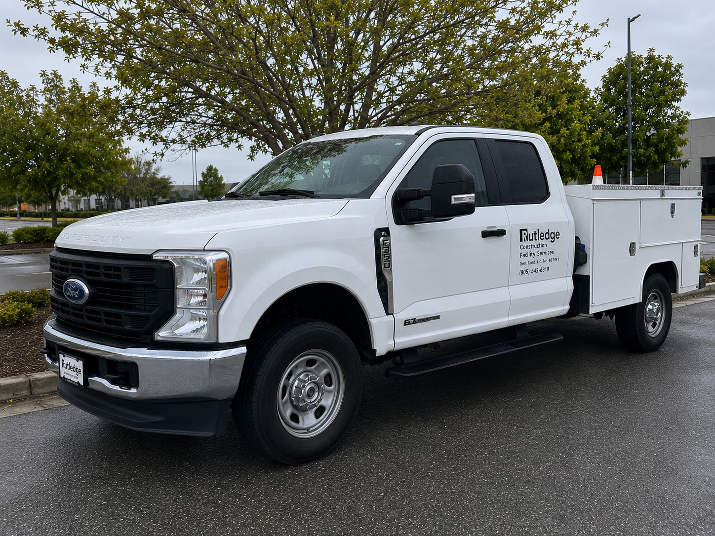 Rutledge service truck for in-house commercial property maintenance in San Luis Obispo