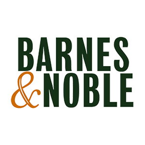 Barnes & Noble logo with black text and an orange ampersand