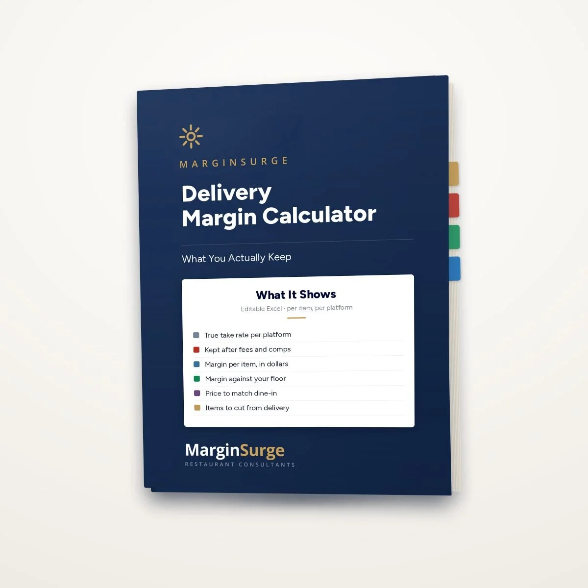 Third-Party Delivery Margin Calculator (Editable)
