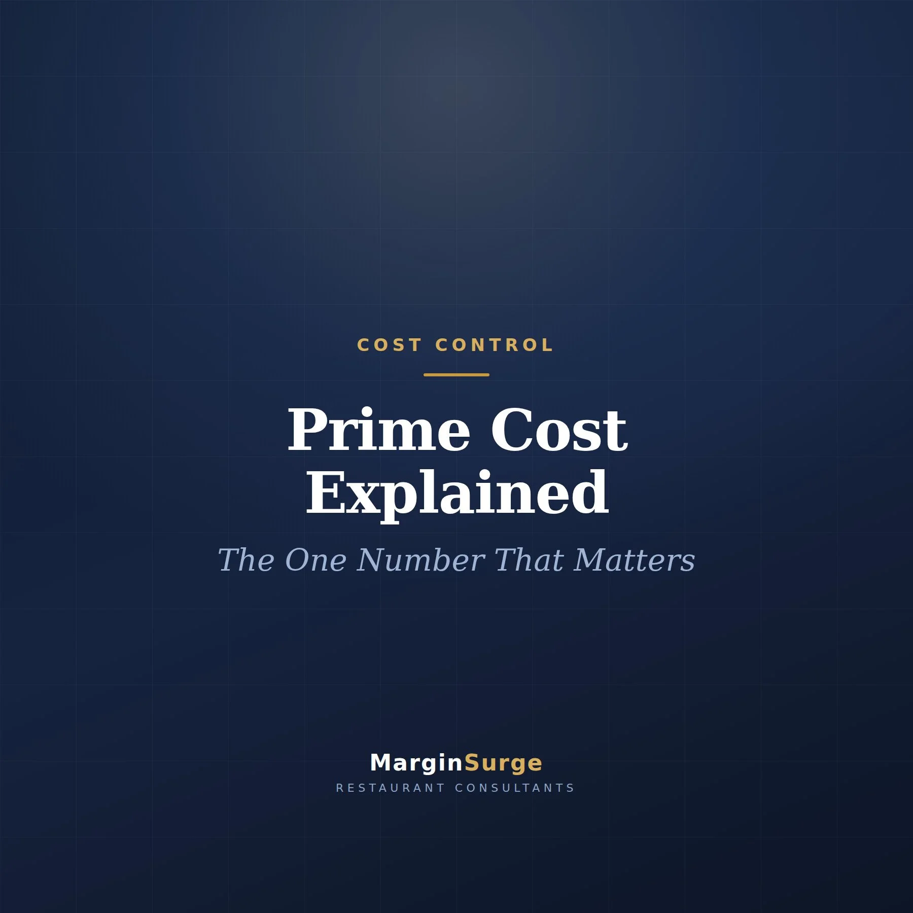 Prime Cost Explained: The One Restaurant Number That Matters