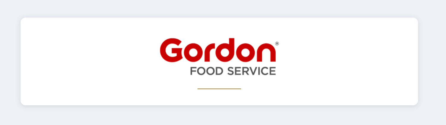Gordon Food Service logo.